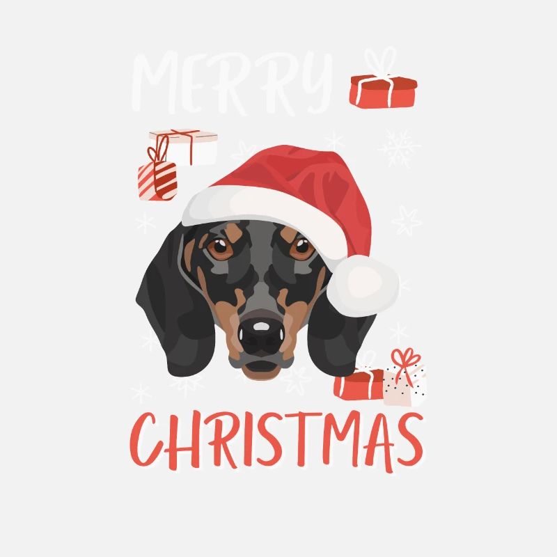 Teckel Joyeux Noël