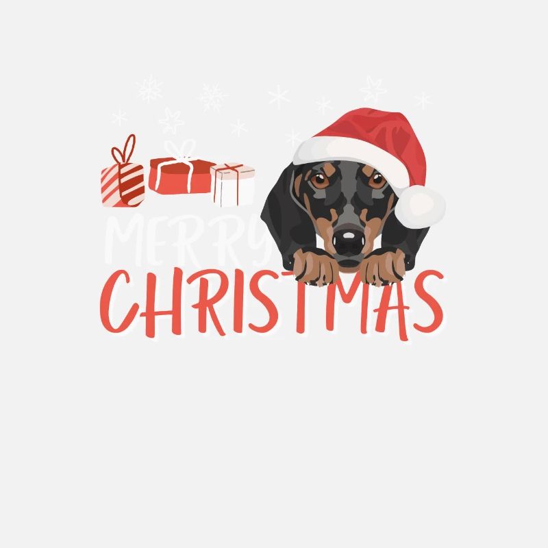 Teckel Joyeux Noël