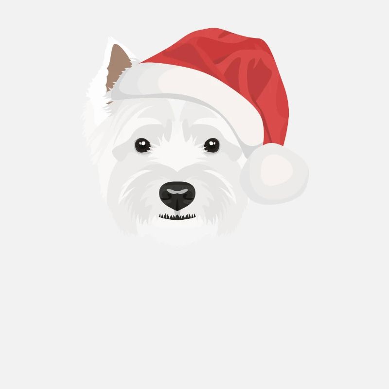 West Highland Terrier Joyeux Noël