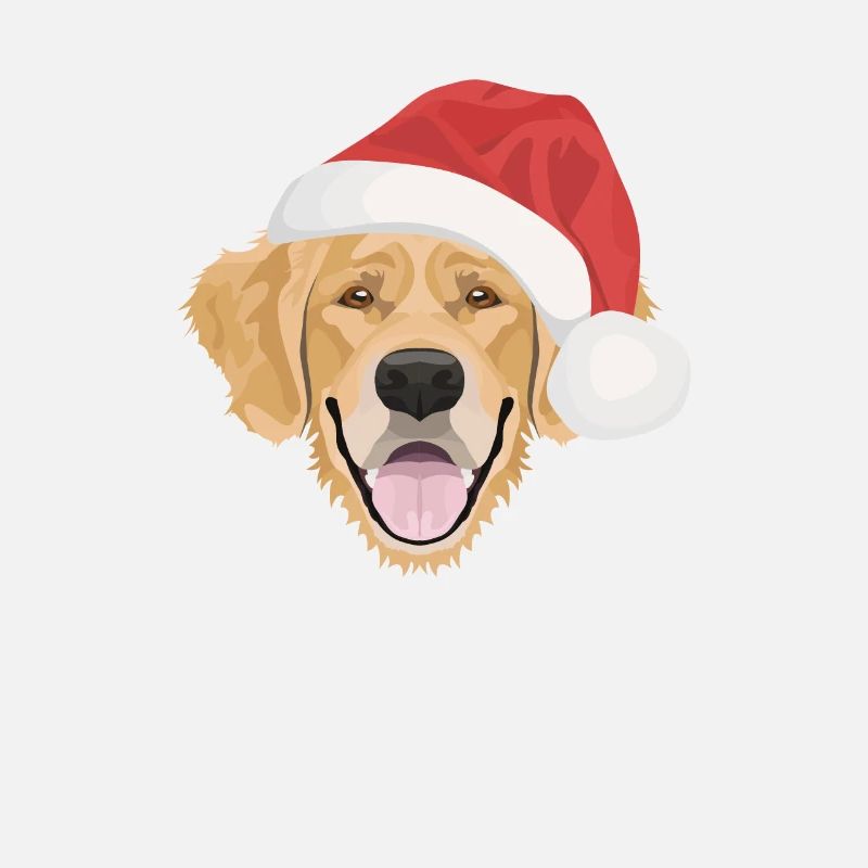 Golden Retriever Joyeux Noël