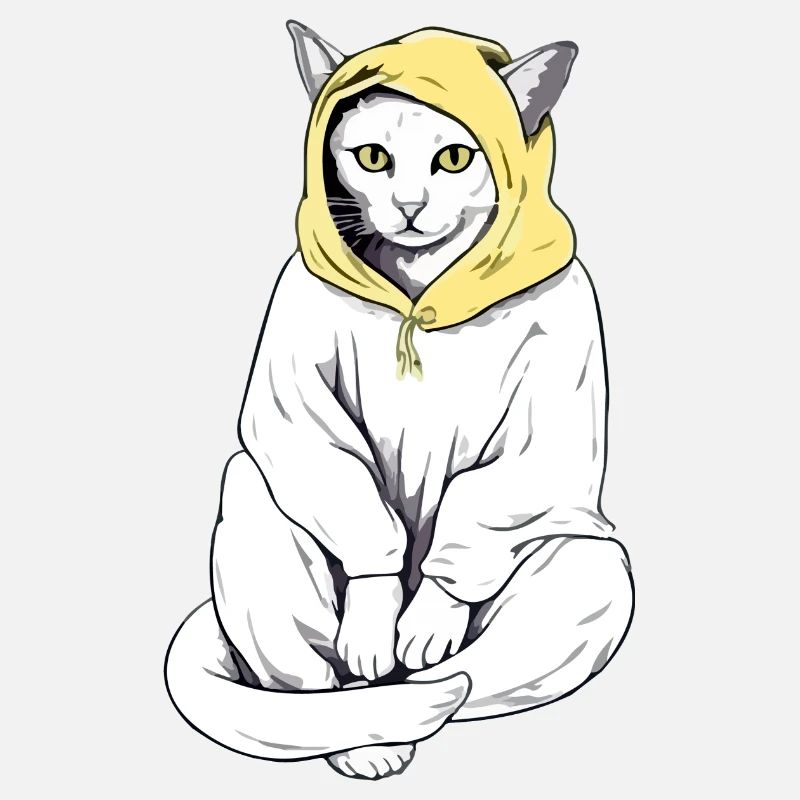 Katten Kroki hettegenser