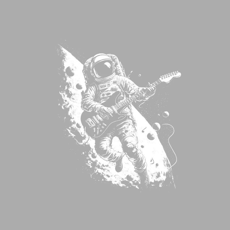Astronaut Guitar Player