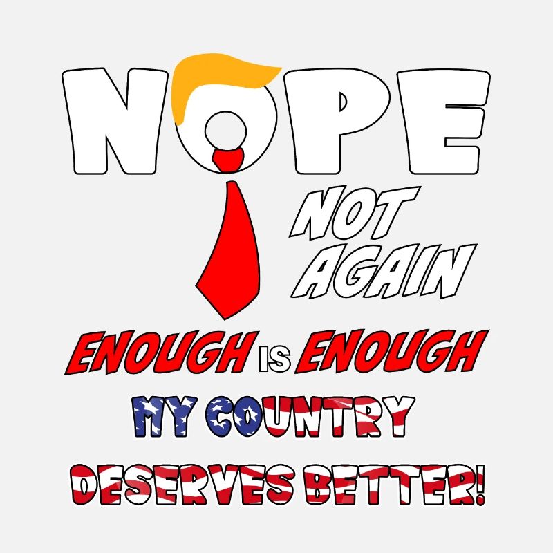 Nope Not Again funny  Design