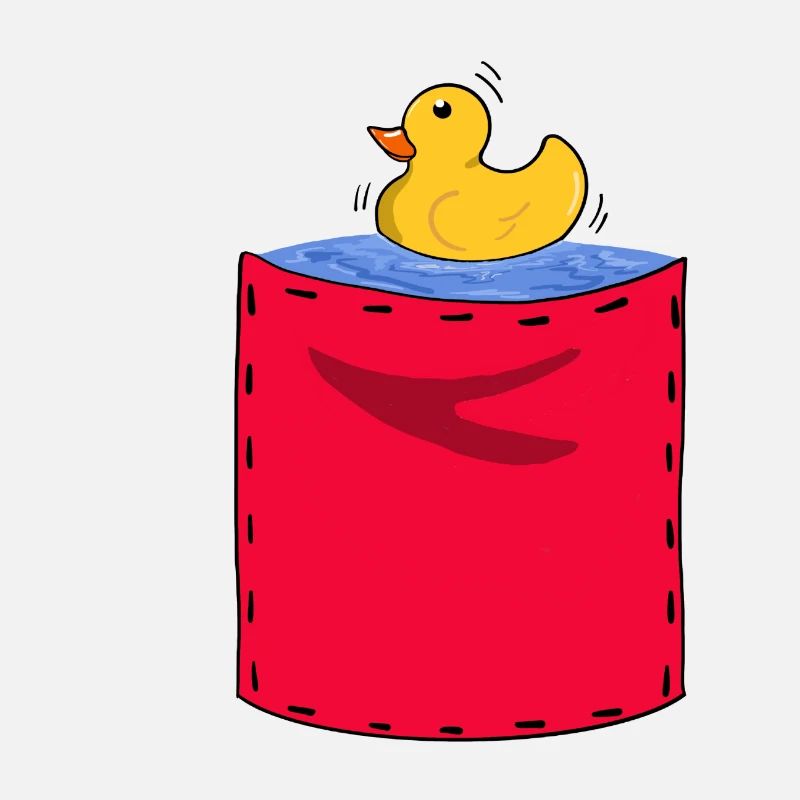 pocket series rubber duck pocket