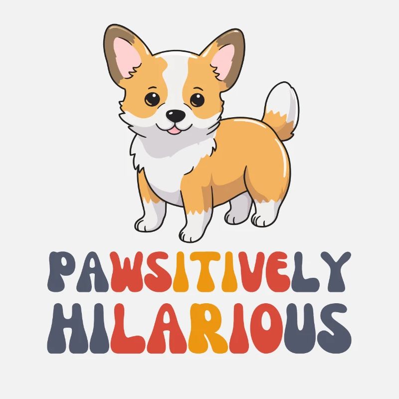 Pawsitively Hilarious Corgi