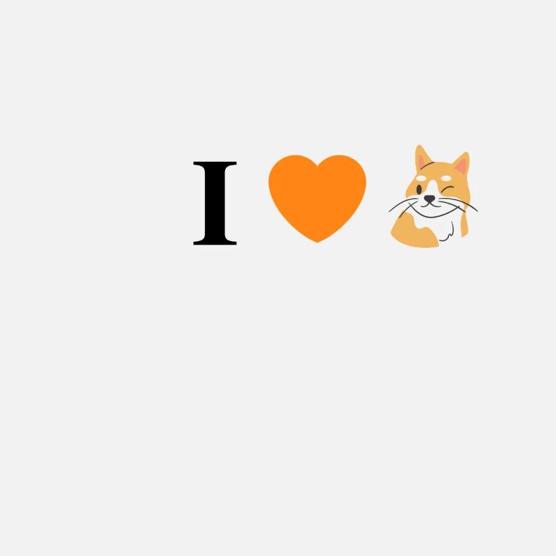 j 'aime le chat orange