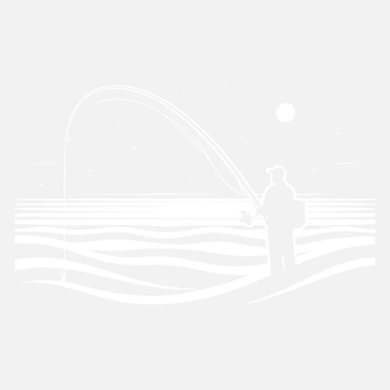 Pêcheur sur la plage