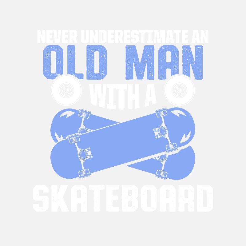 old man skateboard