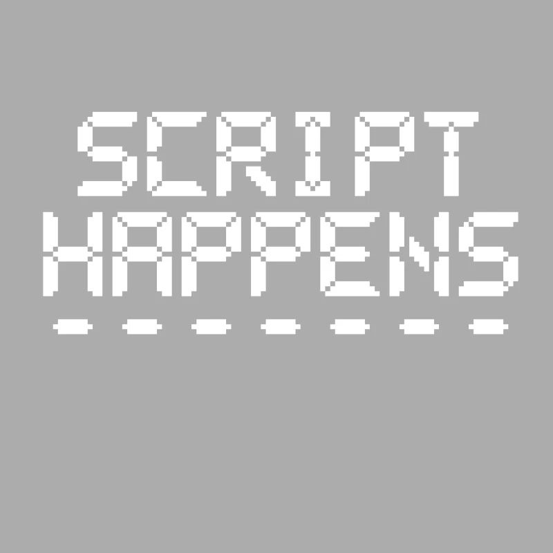 Computerprogrammierskript passiert Programmierer