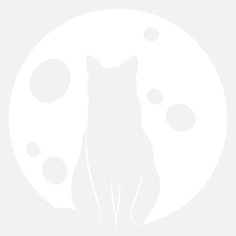 Chat dans la Lune Chats de nuit
