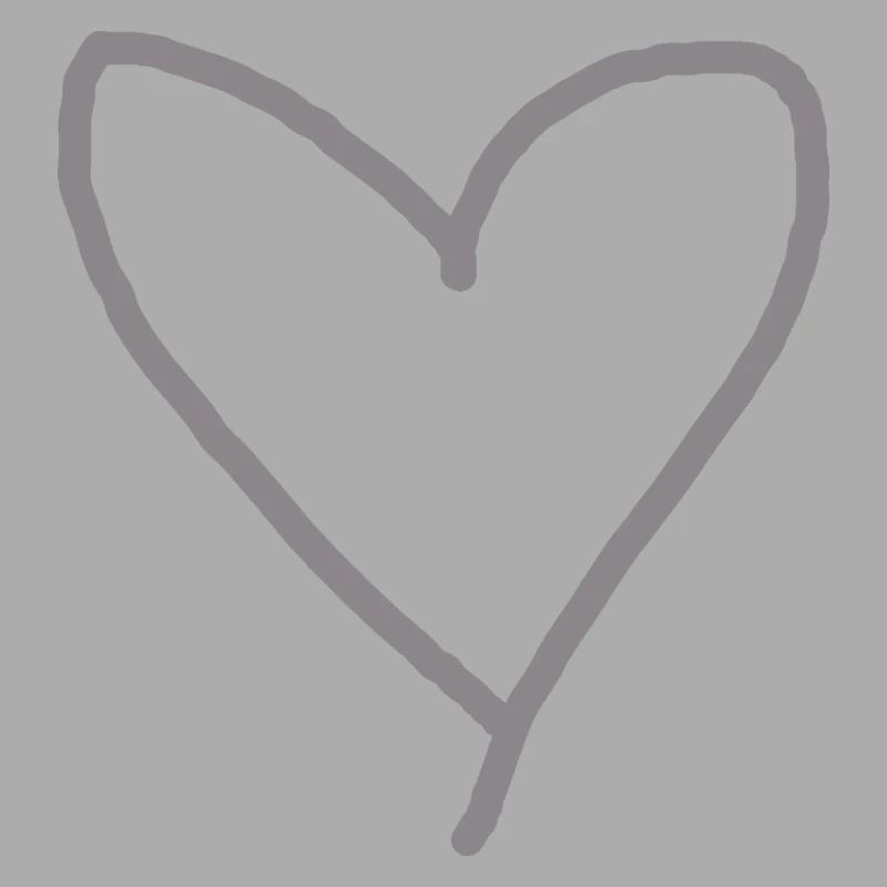 Herz grau Geschenkidee Liebe verliebt