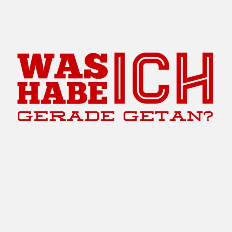 war ich das?