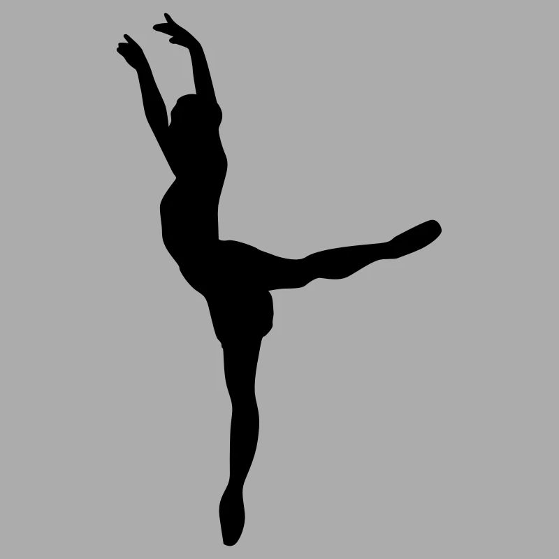 Vector Ballet dancer Silhouette
