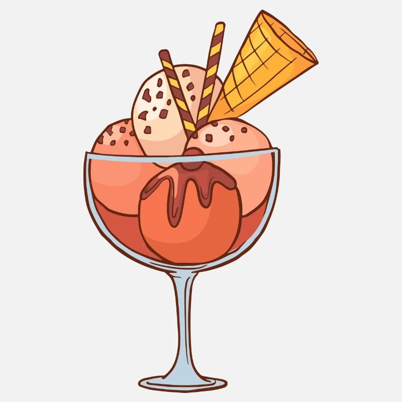 Crème glacée, crème glacée, crème glacée, crème glacée, boule, crème glacée, sundae