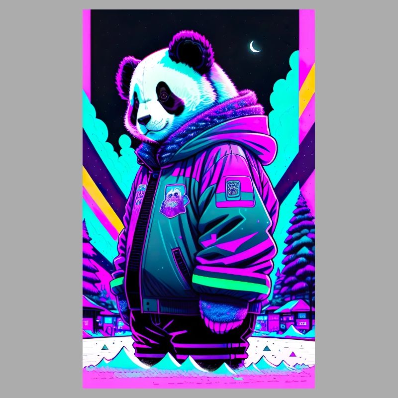 Panda décontracté