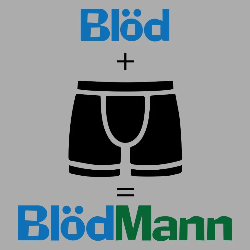 Blödmann Mann Idiot Geschenk provokant Spruch Idee