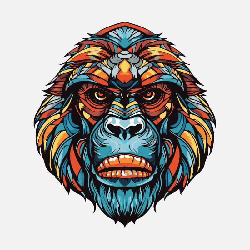 Portrait de gorille