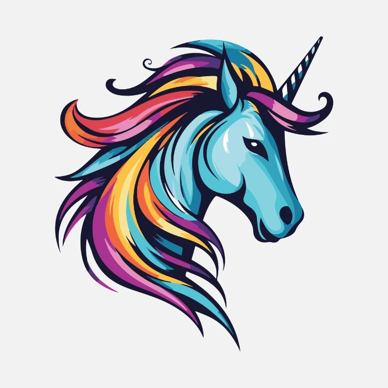 Tête de licorne