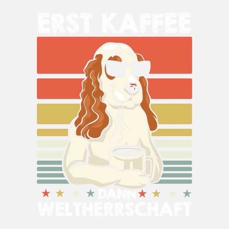 Cocker Spaniel Kaffee Sonnenbrille
