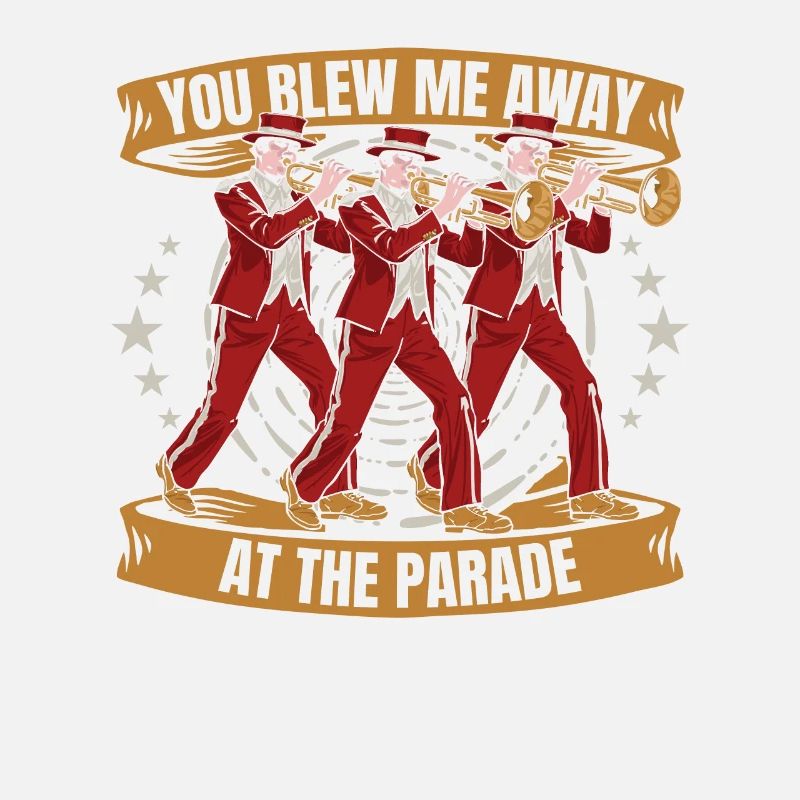 marching band, trombone, parade