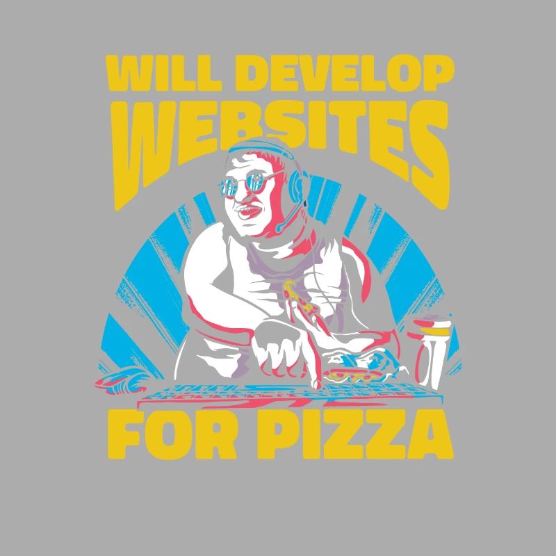 Web Entwickler Webdeveloper Pizza