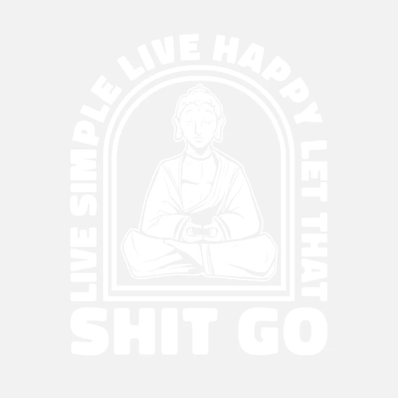 Bouddha bouddhiste Bouddha, lâchez la merde