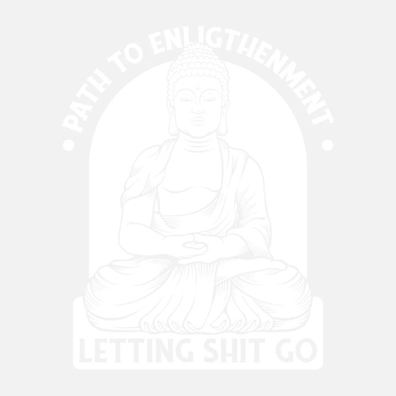 Bouddha bouddhiste Bouddha, lâchez la merde