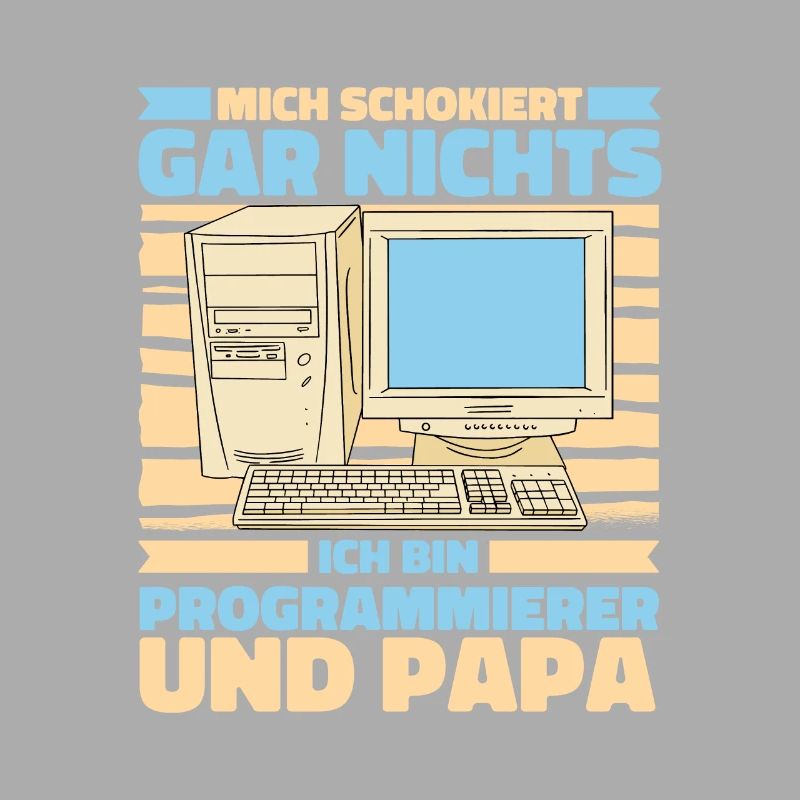 Entwickler Coder Programmierer Vater