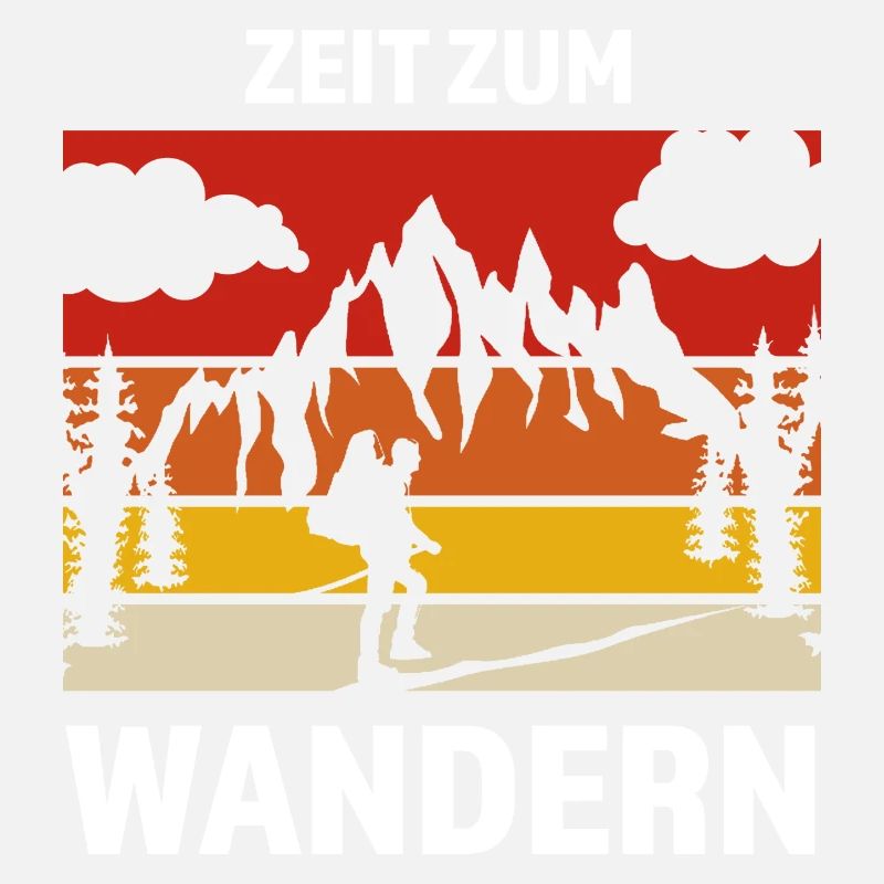Wandern Berge Wanderer Geschenk
