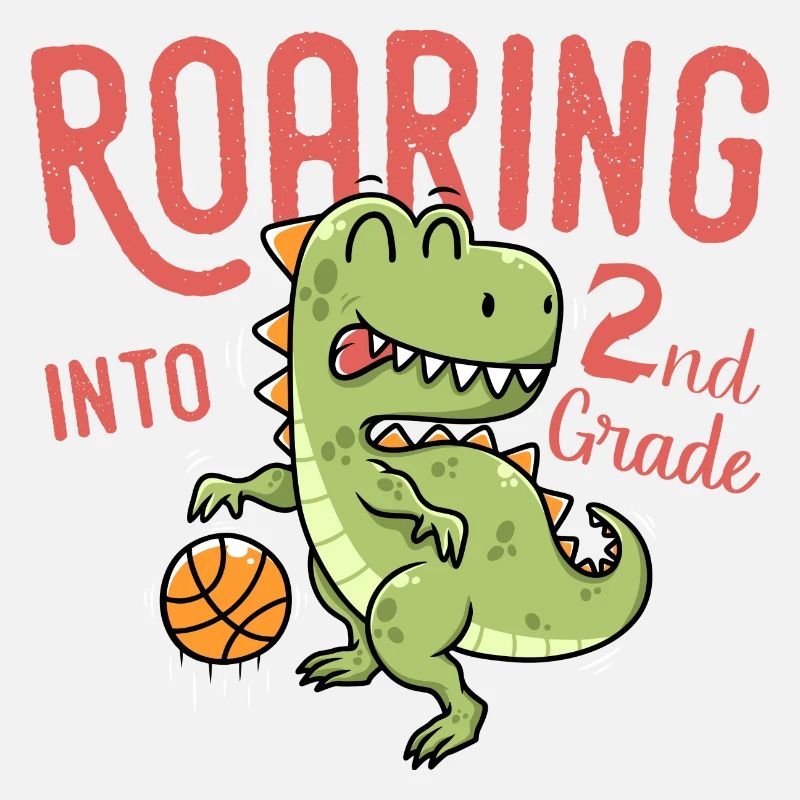 Roaring into 2nd Grade Dinosaur Basketball