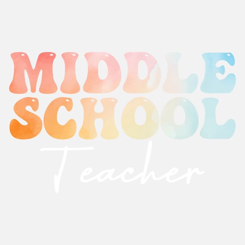 Middle School Teacher Groovy Back to School