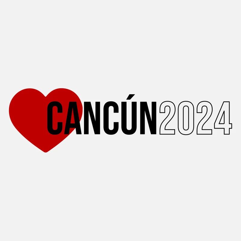 Cancun 2024 Herz Urlaub
