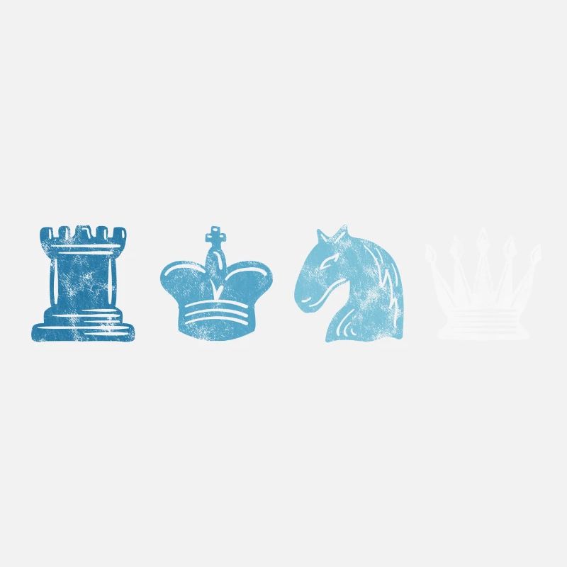Joueur d'échecs d'échecs rétro pièce d'échecs échec et mat