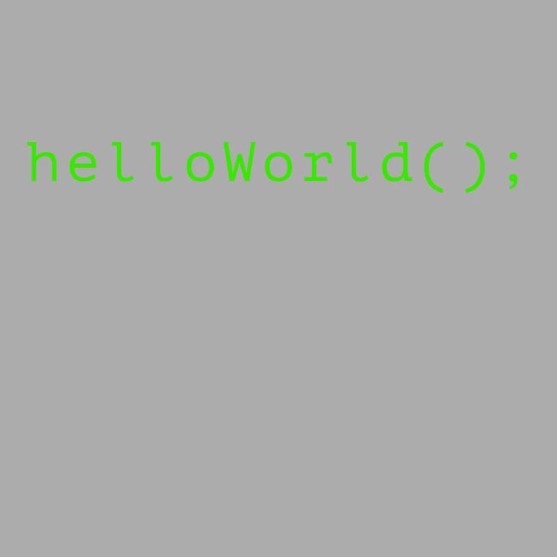 Code de programme HelloWorld Codage Informatik
