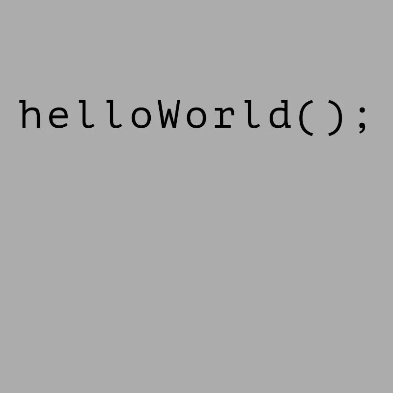 HelloWorld Programm Code Coding Informatik