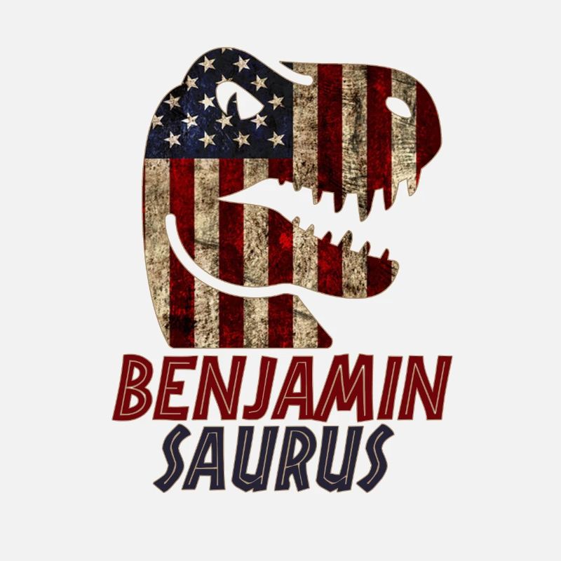 Patriotic Benjamin Dinosaur Benjaminsaurus