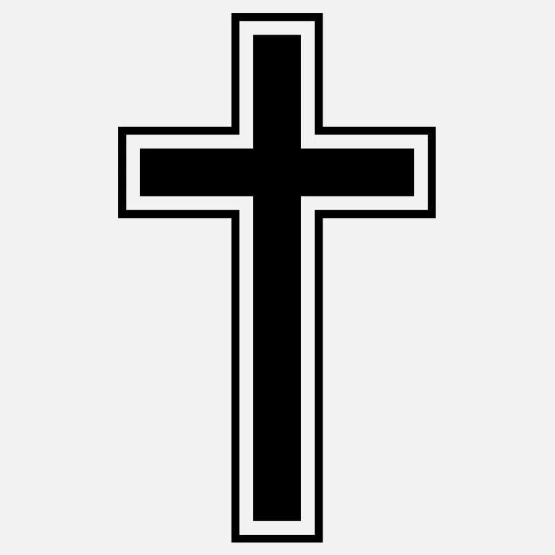 Cross with border