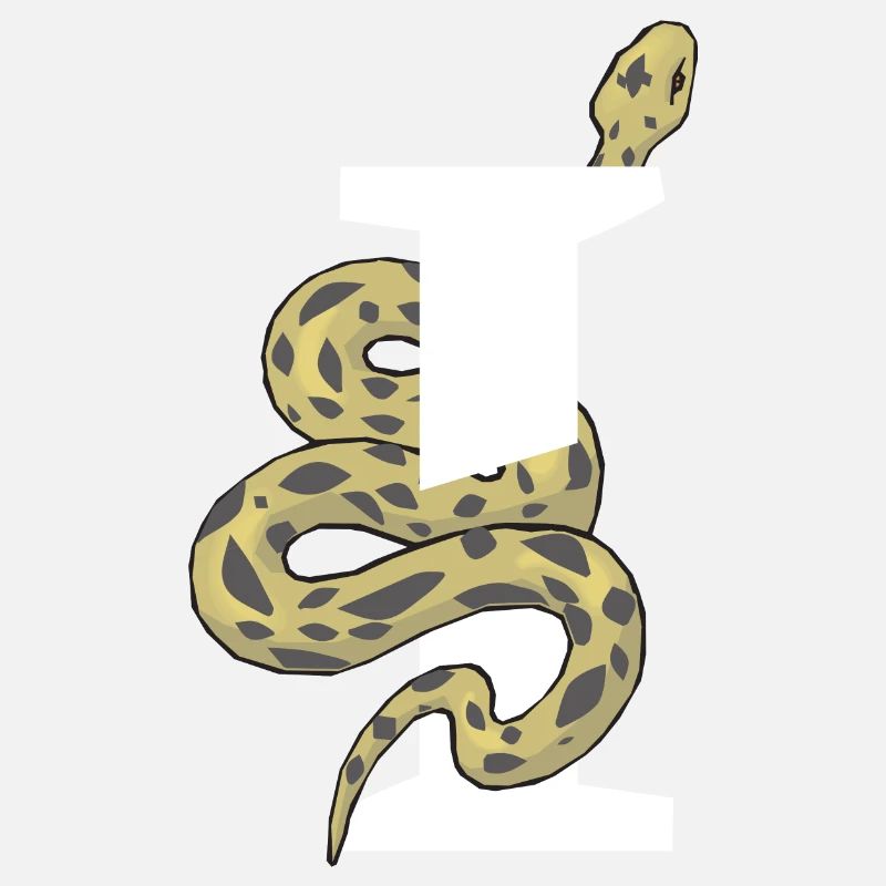 Lettre i serpent