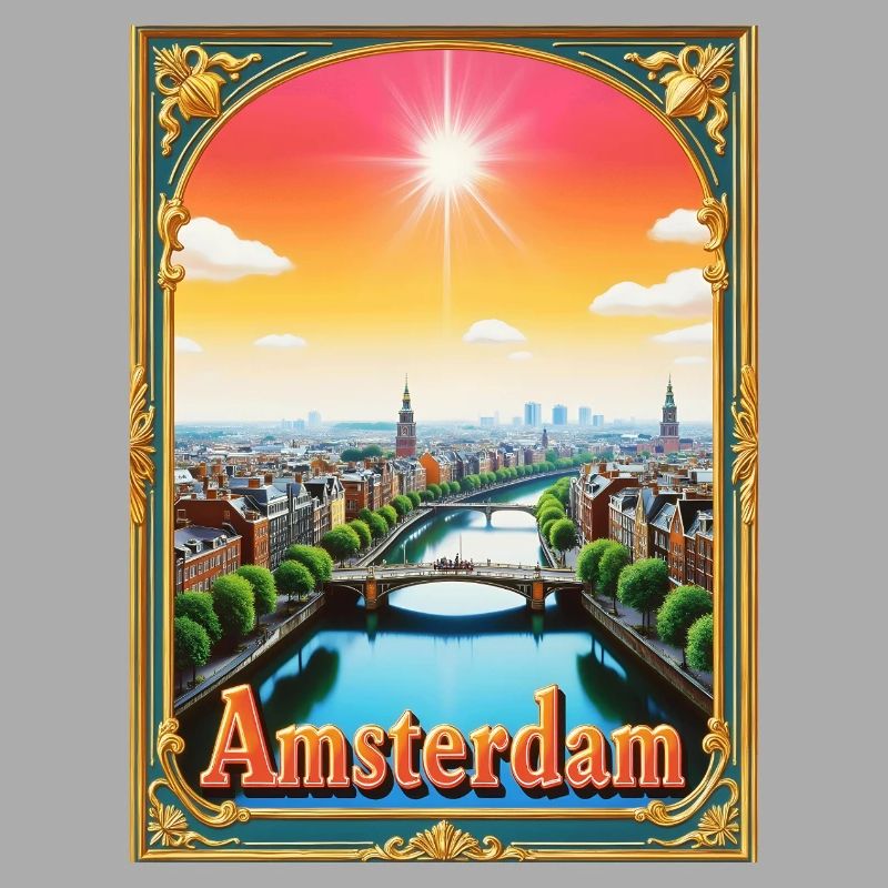 Amsterdam – Pays-Bas Conception du paysage urbain
