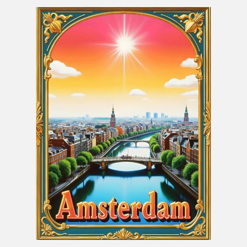Amsterdam – Holland Stadtbild Design