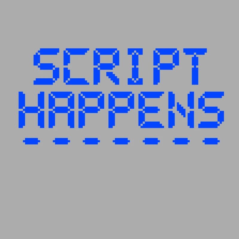 Computerprogrammierskript passiert Programmierer