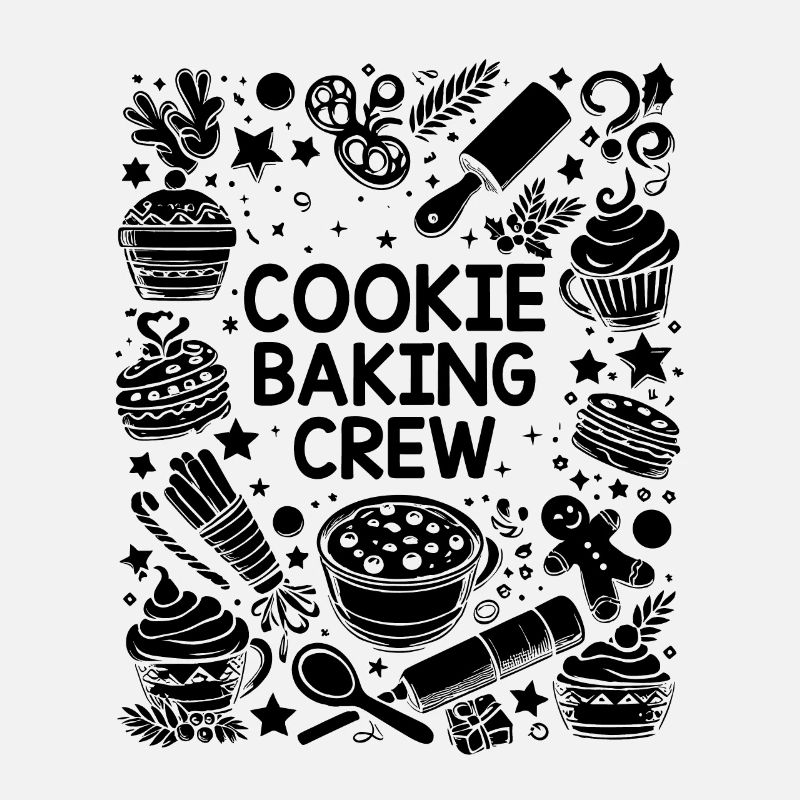 Cookie Baking Crew Konditorei Bäcker Bake Bäcker