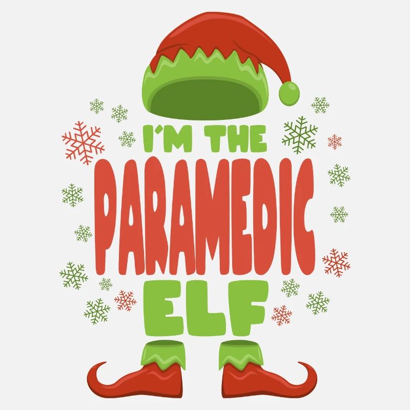 Ambulancier paramédical lutin de Noël