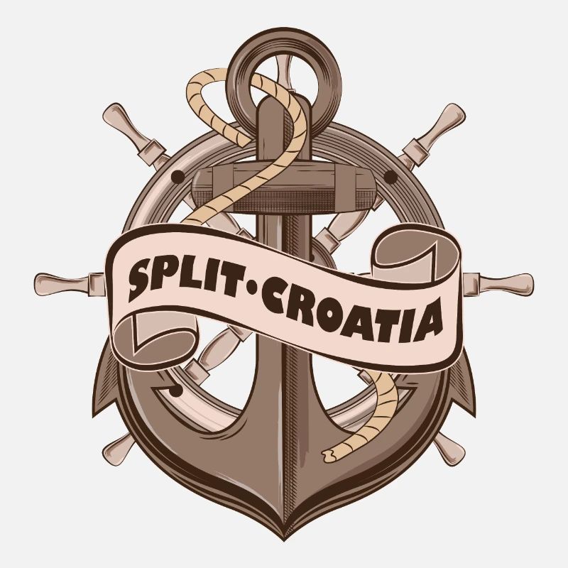 Split Croatie Conception d’ancre d’été nautique