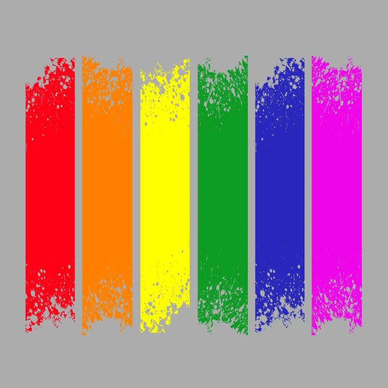 Fierté à rayures arc-en-ciel