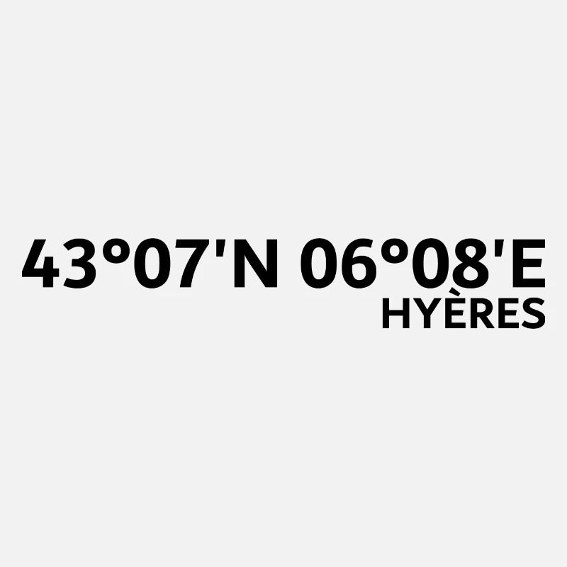 Coordonnées de Hyères