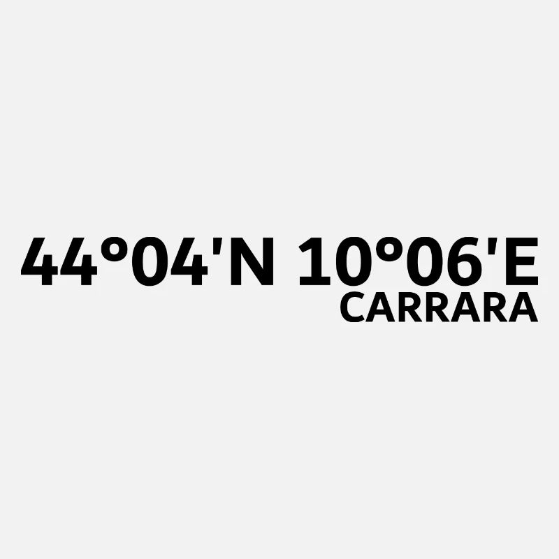 Coordonnées de Carrara