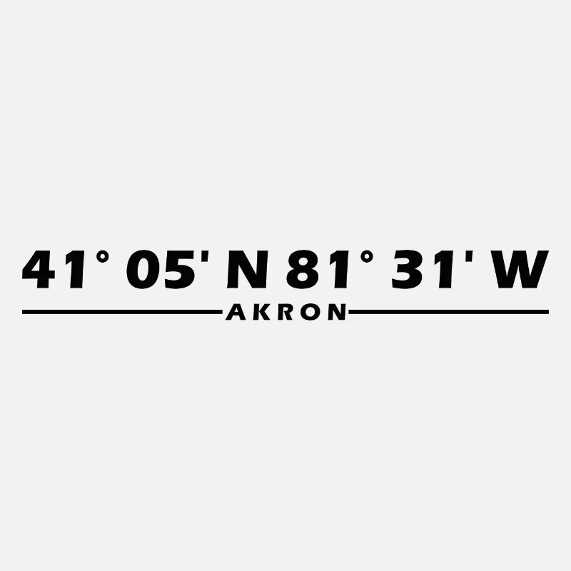 Akron Coordinates