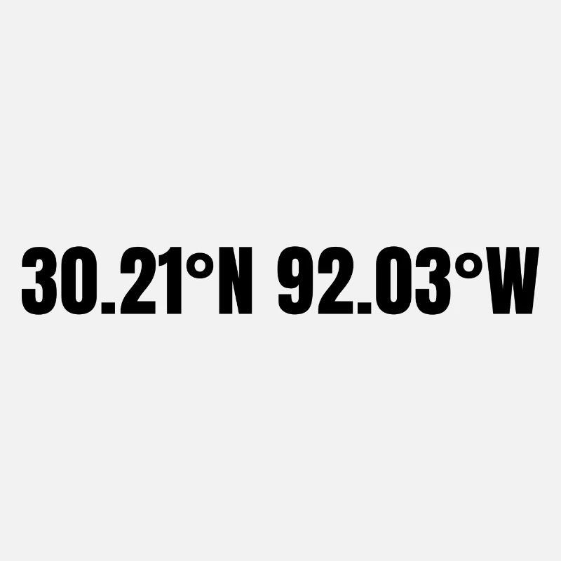 Lafayette, Louisiana, USA Coordinates