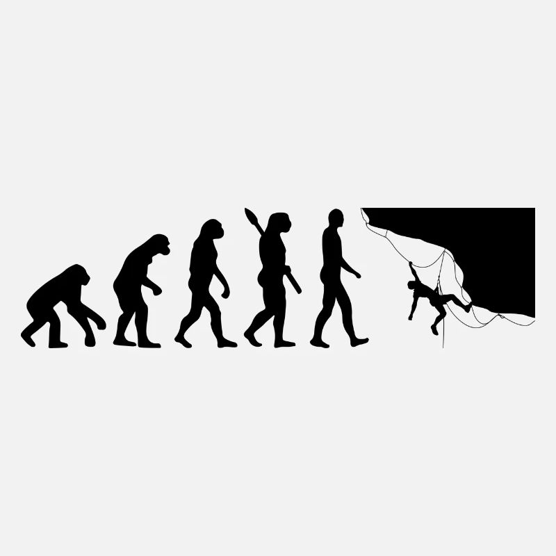 Evolution Graphic Climbing Climber Bouldering Boul